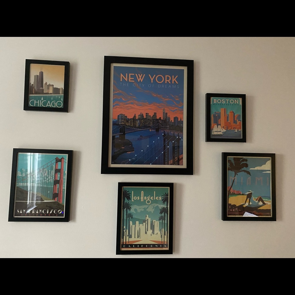 Gallery wall set, brand new in box!